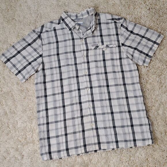 COLUMBIA Short Sleeve Button Up - Picture 2 of 5